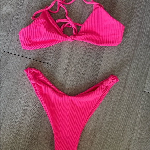 Skatie Pink Bikini Set - Picture 2 of 5